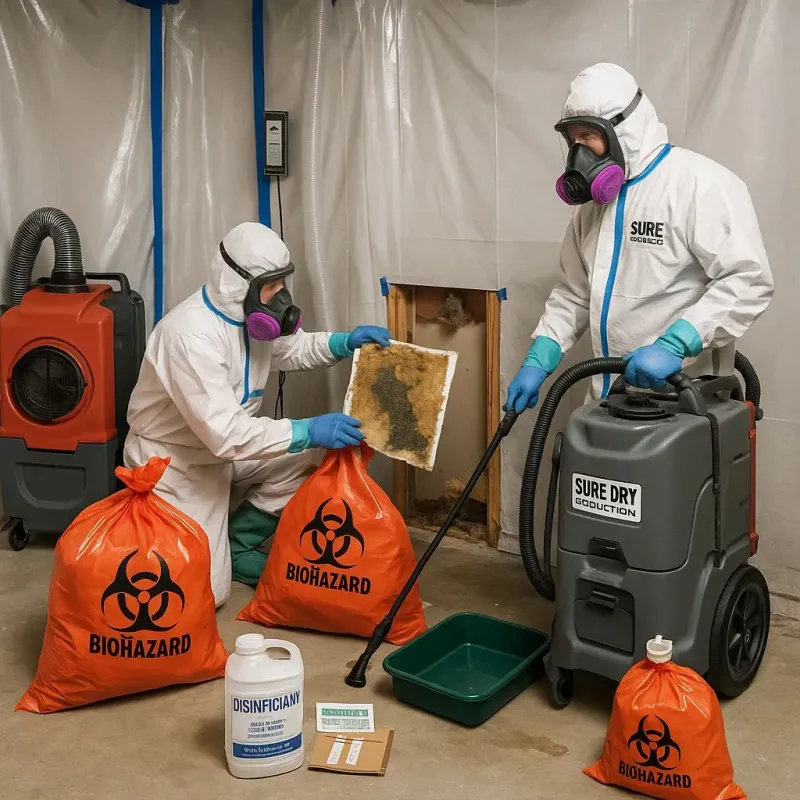 Contaminated Water Handling Protocols process in Green Valley Farms, TX